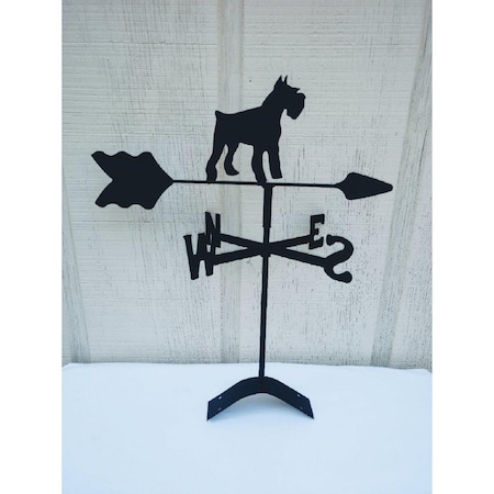 The Lazy Scroll Schnauzer Roof Mount Weathervane schnauzerroof